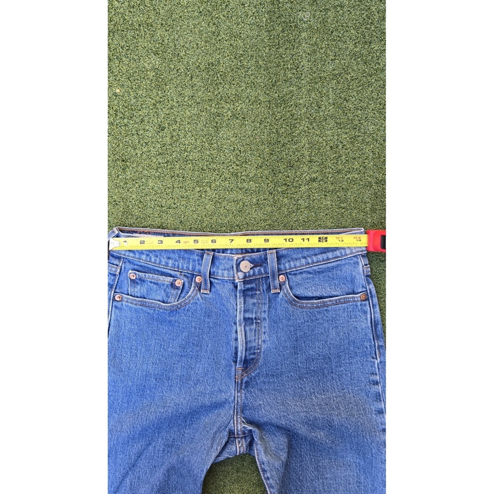 Levi's Women's High Rise Straight Leg Jeans Blue Denim Vintage - Picture 7 of 12